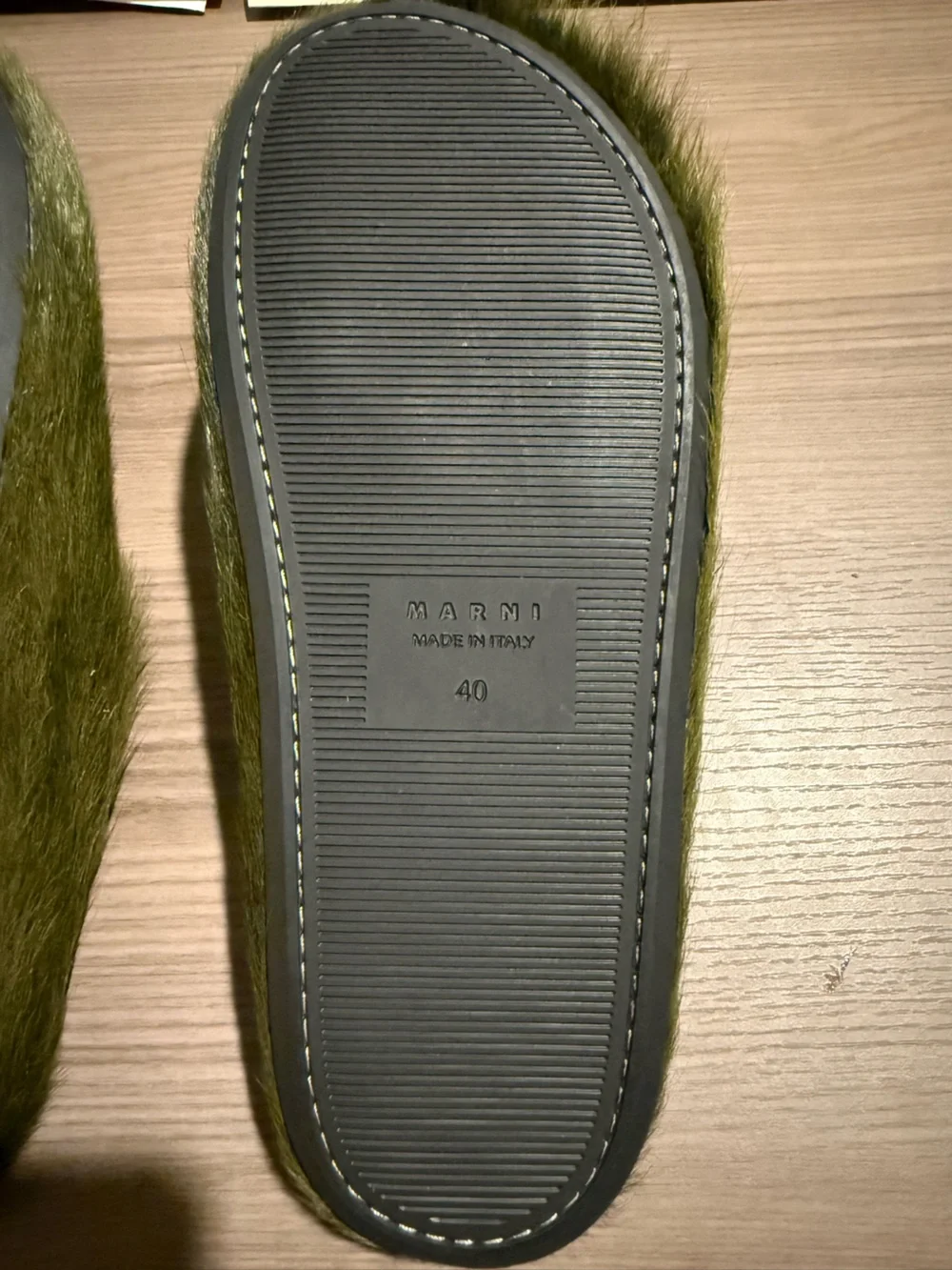 Marni Deepsage Fussbett sabot